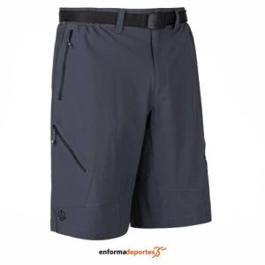 Pantalón corto hombre Ternua Torlok | 5780 GRIS/NEGRO
