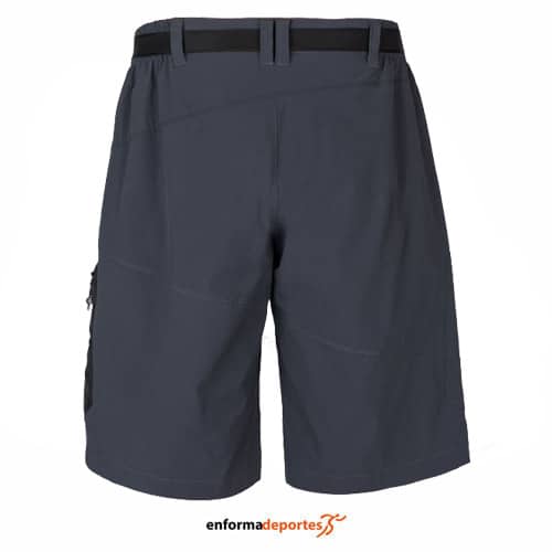 Pantalón corto hombre Ternua Torlok | 5780 GRIS/NEGRO - Imagen 2