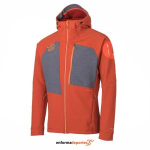 CHAQUETA HOMBRE TERNUA LEKKO HARD HOOD | 7577 DEEP GINGER