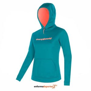 SUDADERA MUJER TRANGO POPPI | AZUL/ROSA