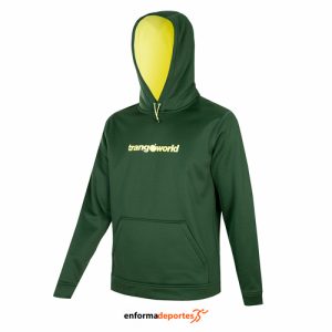 SUDADERA HOMBRE TRANGO LOGIN | VERDE OSCURO/LIMA