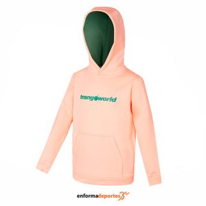 SUDADERA HOMBRE TRANGO KURA | ROSA/VERDE