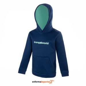 SUDADERA HOMBRE TRANGO KURA | AZUL/AGUA