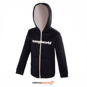 SUDADERA JUNIOR TRANGO OBY | NEGRO/ROSA