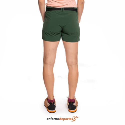 PANTALON CORTO MUJER TRANGO BAMBA | VERDE OSCURO - Imagen 3