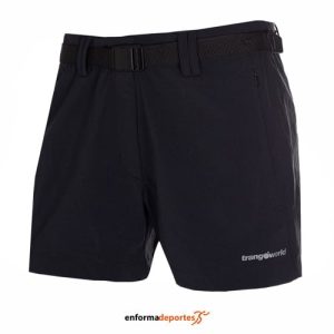 PANTALON CORTO MUJER TRANGO BAMBA | NEGRO