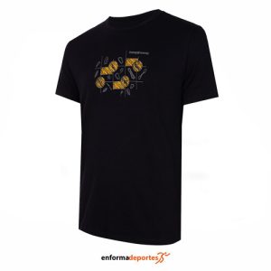 CAMISETA HOMBRE TRANGO MOENA | NEGRO