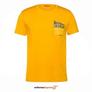 Camiseta hombre Trango Dzuko | AMARILLO