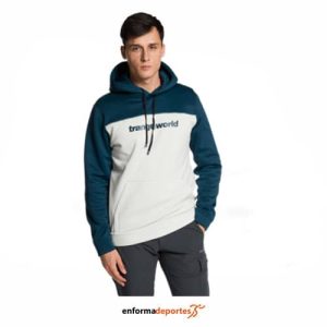 Sudadera Hombre Trango Login V02 | CRUDO/MARINO