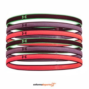 CINTAS UNDER ARMOUR MINI (6PK) | DARK MAROON/MISTY PURPLE/