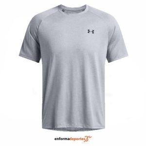 CAMISETA HOMBRE UNDER ARMOUR TECH | STEEL LIGHT HEATHER