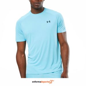 CAMISETA HOMBRE UNDER ARMOUR TECH | BLIZZARD/BLACK