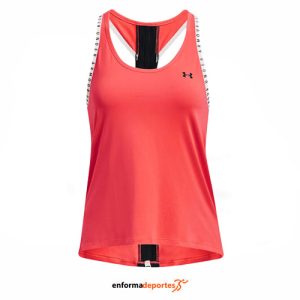 CAMISETA MUJER UNDER ARMOUR KNOCKOUT TANK | BETA/WHITE/BLACK