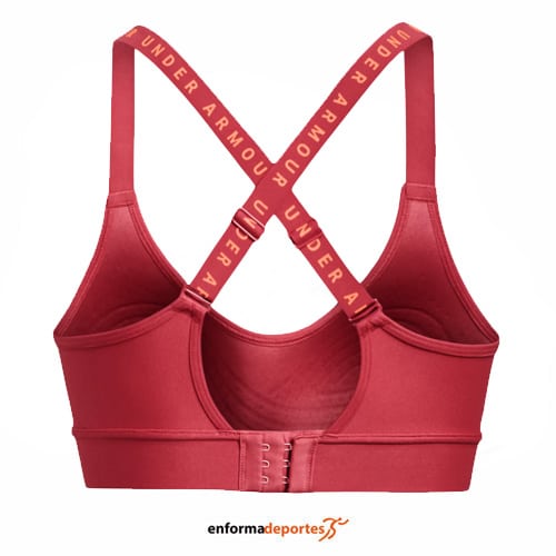 TOP MUJER UNDER ARMOUR INFINITY MID COVERED | CHAKRA/AFTER BURN - Imagen 2