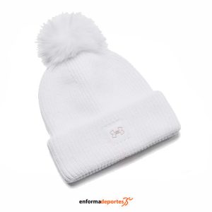 GORRO MUJER UNDER ARMOUR HALFTIME RIBBED POM |
