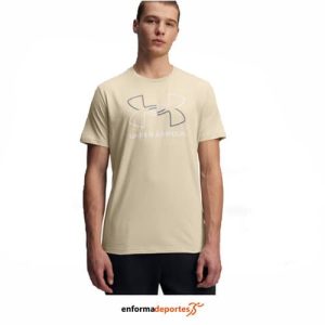 CAMISETA UNDER ARMOUR GL FOUNDATION UPDATE SS | KHAKI BASE/TITAN GRAY/TIT