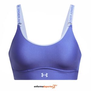 TOP MUJER UNDER ARMOUR INFINITY MID 2.0 BRA | STARLIGHT/CELESTE