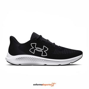 ZAPATILLA HOMBRE UNDER ARMOUR CHARGED PURSUIT 3 | BLACK/BLACK/WHITE