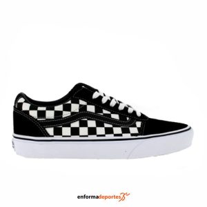 ZAPATILLA JUNIOR VANS YT WARD | (SUEDE/CANVAS)BLACK/WHITE